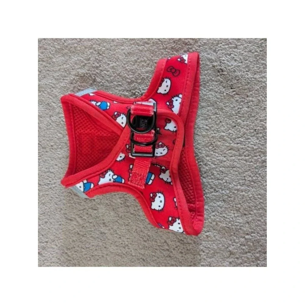 NWT Sassy Meow Hello Kitty Red Cat Harness, Small WAS $25